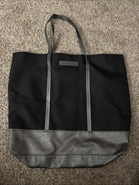 Abeo Black Tote with Pewter Trim